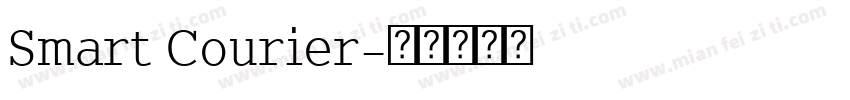 Smart Courier字体转换